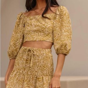 Girl and the sun green zebra set